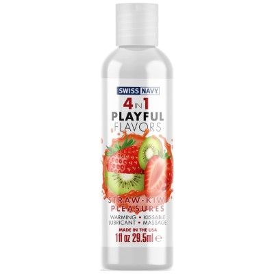 4-in-1 Playful Flvs Lube Strawberry Kiwi