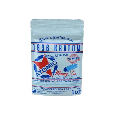 1836 Kratom 20 Jumboo Caps Atomic Maeng Da