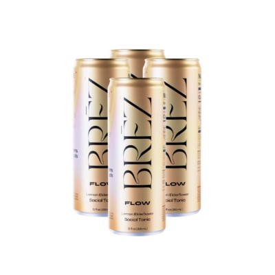 Breze 2200 12Oz 4Pk Lemon Elderflower