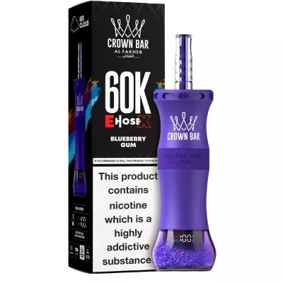 Crown Bar Al fakher 60k blubry gum