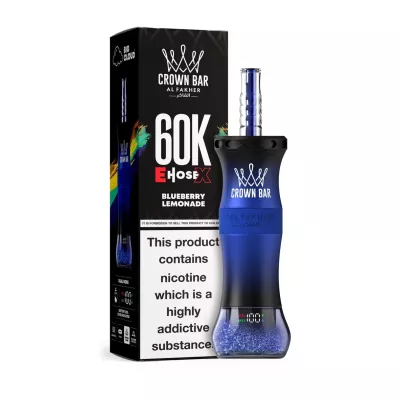 Crown Bar Al fakher 60k blubry lemonade
