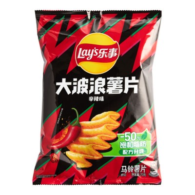Lays Big Wave Spicy Stick Flavor