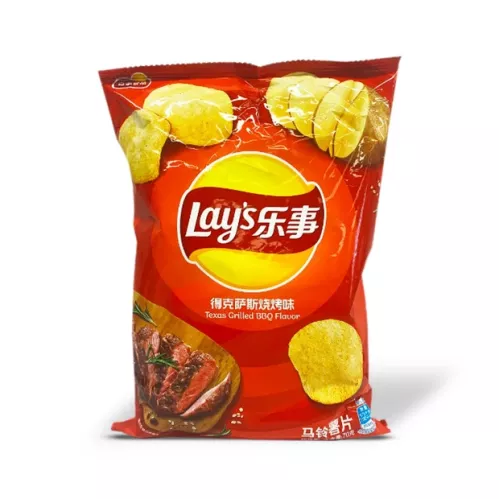 Lays Texas Grilled BBQ Flavor