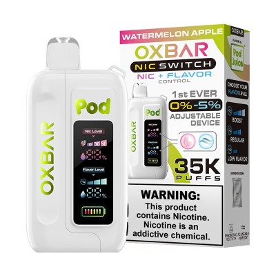 Oxbar Nic Switch 0-5% 35K Watermelon Apple
