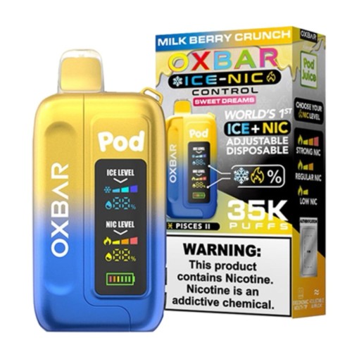 Oxbar Nic Switch 0-5% 35K Milk Berry Crunch