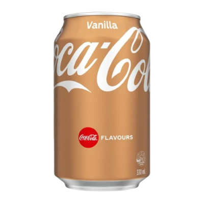 Soda exotics Coca Cola 330ml can Vanilla