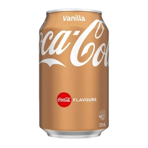 Soda exotics Coca Cola 330ml can Vanilla